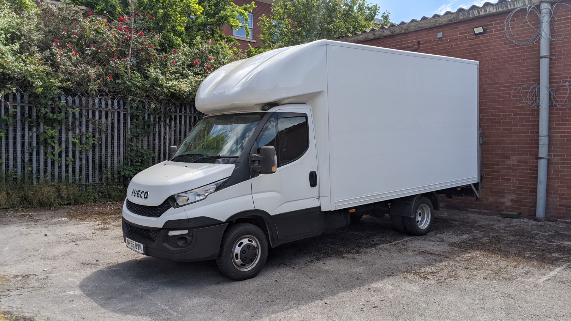 2015 Iveco Daily 35C13 Luton van with tail lift, registration NV65 BVN, 3500kg gross weight,