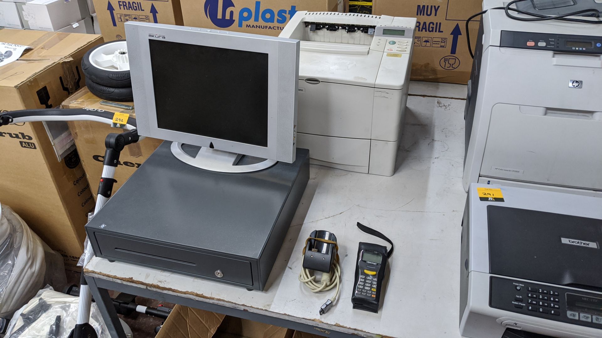 Quantity of IT equipment comprising 2 off assorted HP LaserJet printers, Brother inkjet printer, - Image 4 of 4