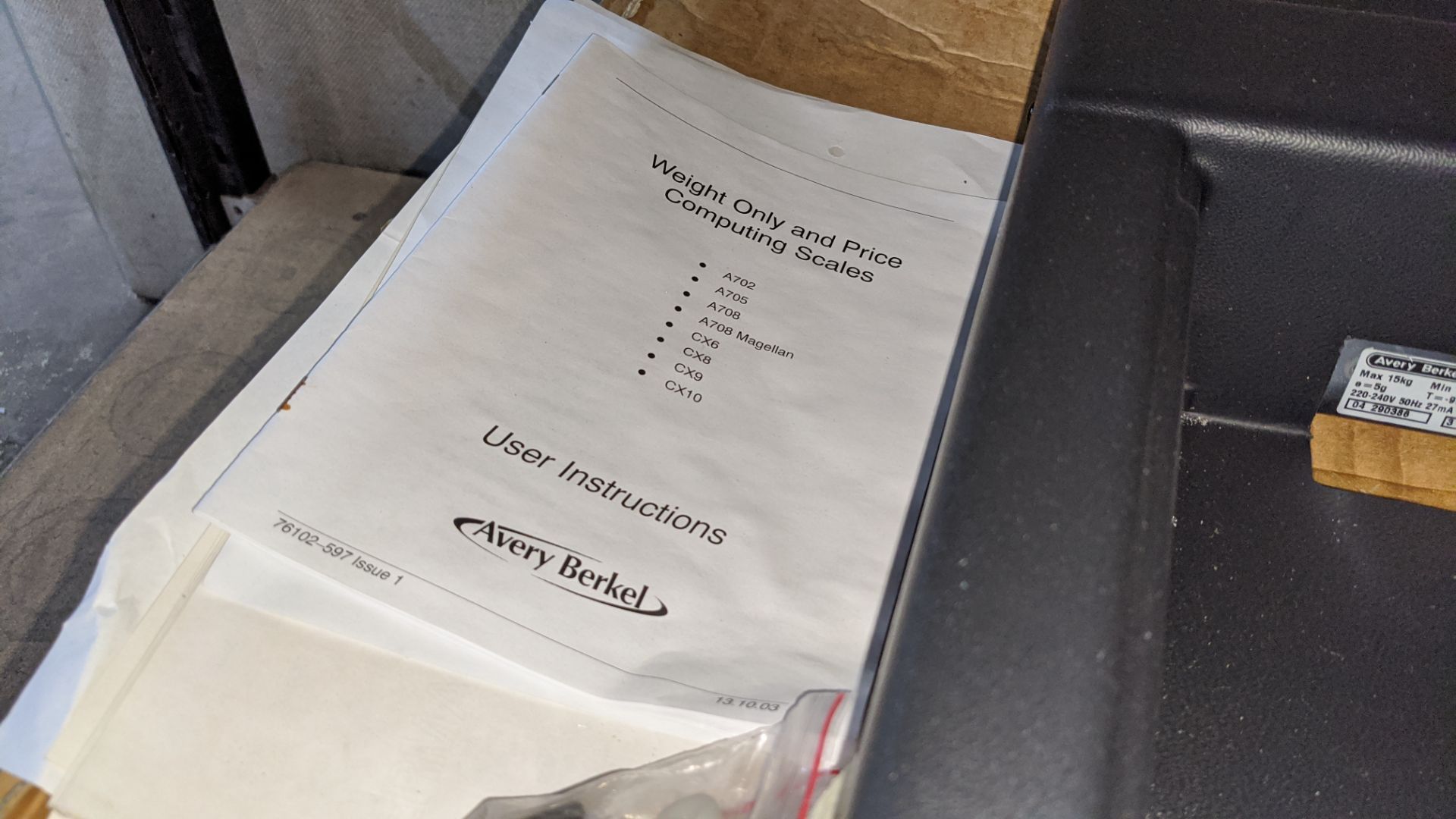 Avery Berkel price & computing scales - model A708 Lots 35 - 49 consist of the residual assets - Image 8 of 8
