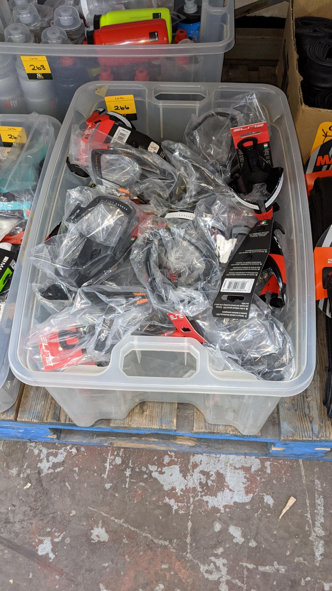 Contents of a crate of Elite bottle mounts - crate excludedLots 101 - 285 Are being sold on behalf