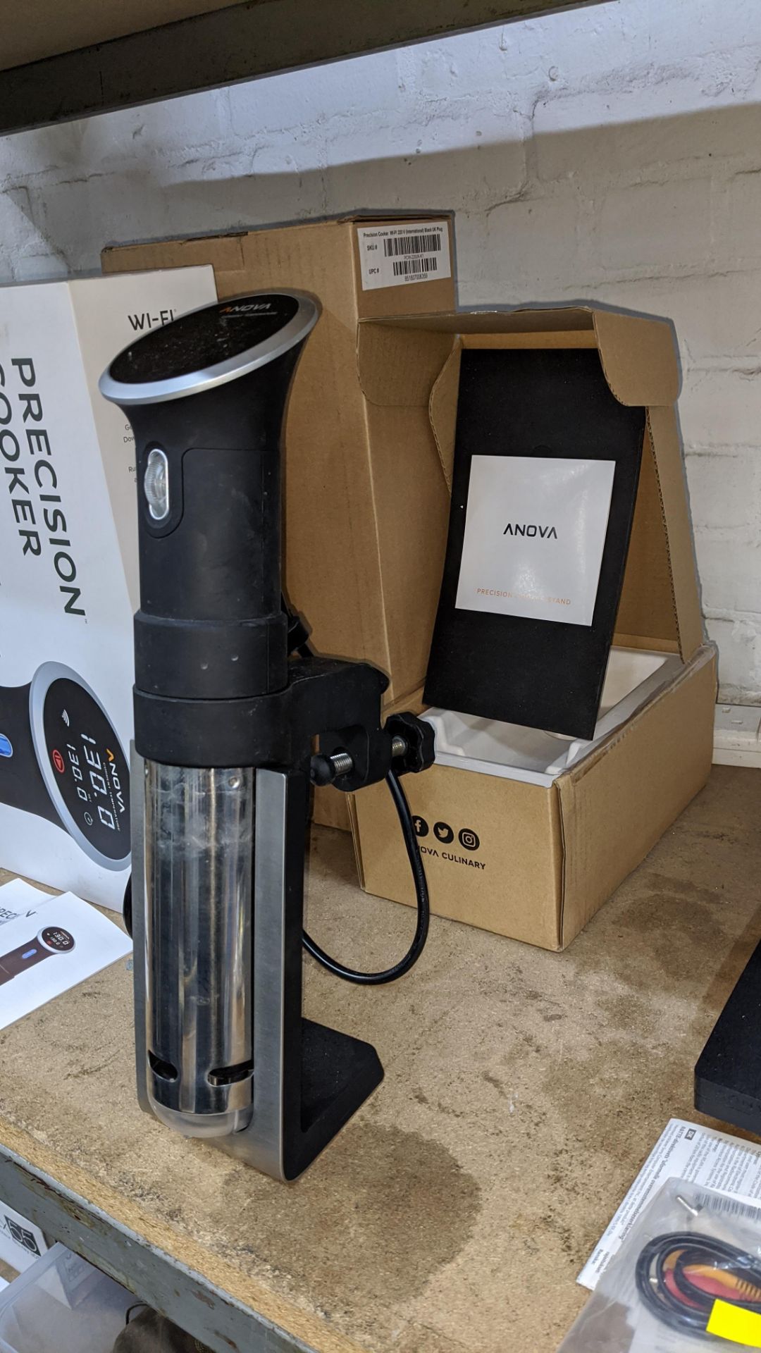 Anova Precision Cooker sous vide wand plus optional stand for use with same, including original - Image 6 of 7