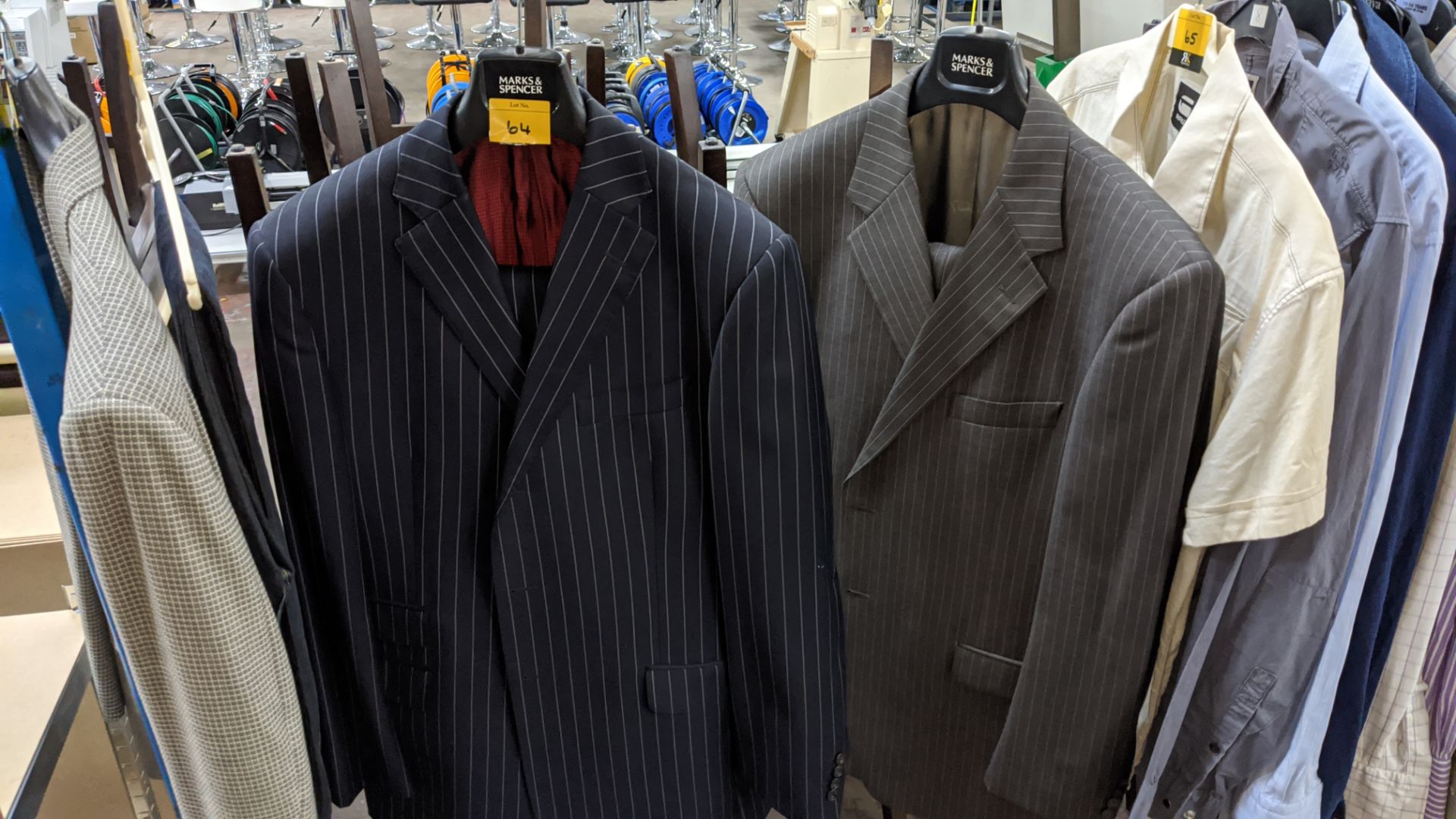 2 off Marks & Spencer men's pure wool suits, sizes 42" and 44" chest, each including 2 pairs of - Image 11 of 11