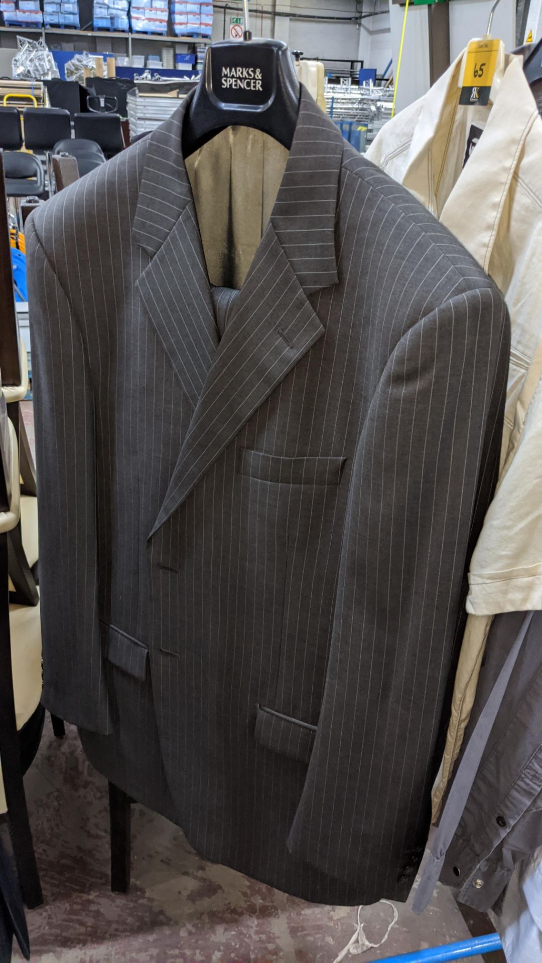 2 off Marks & Spencer men's pure wool suits, sizes 42" and 44" chest, each including 2 pairs of - Image 6 of 11