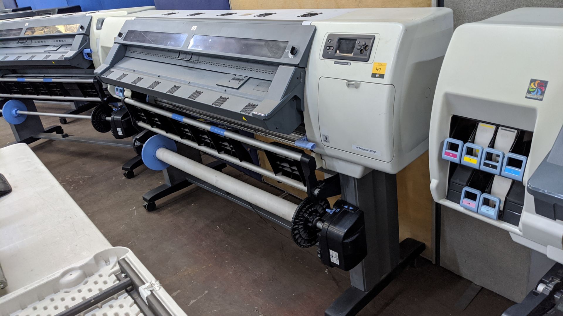 HP DesignJet L25500 wide format printer, serial no. MY08H39008, product no. CH956A/CH956-64001. NB - Image 2 of 7