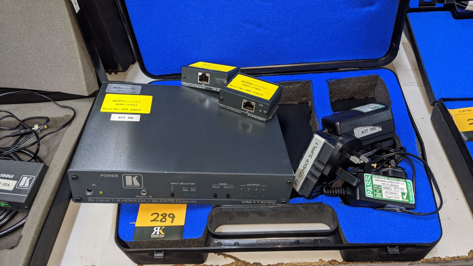 Kramer Cat 5/HDMI kit comprising models VM-114H2C, PT-572+ & PT-572HDCP+, each with their own - Image 4 of 11