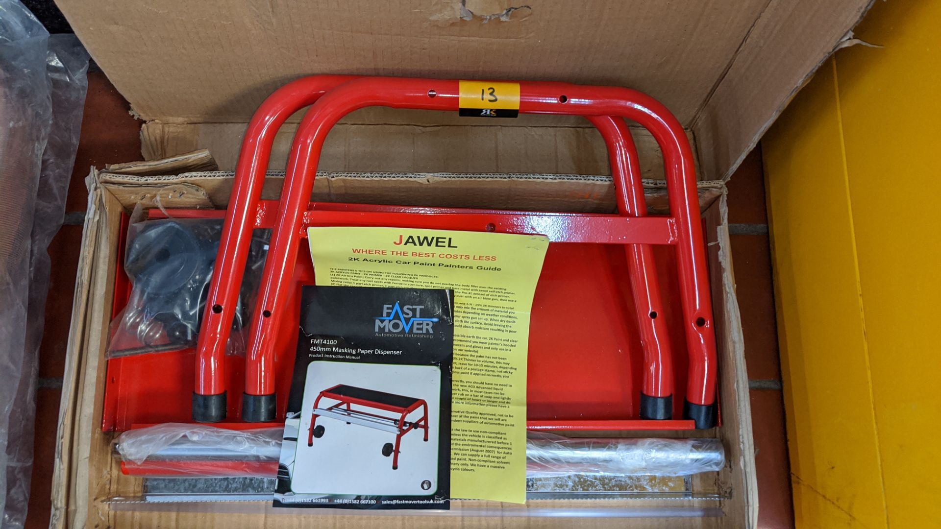 Jawel 450mm masking paper dispenser Lots 1 to 39 comprise the total assets from a fibreglass mould - Image 3 of 3