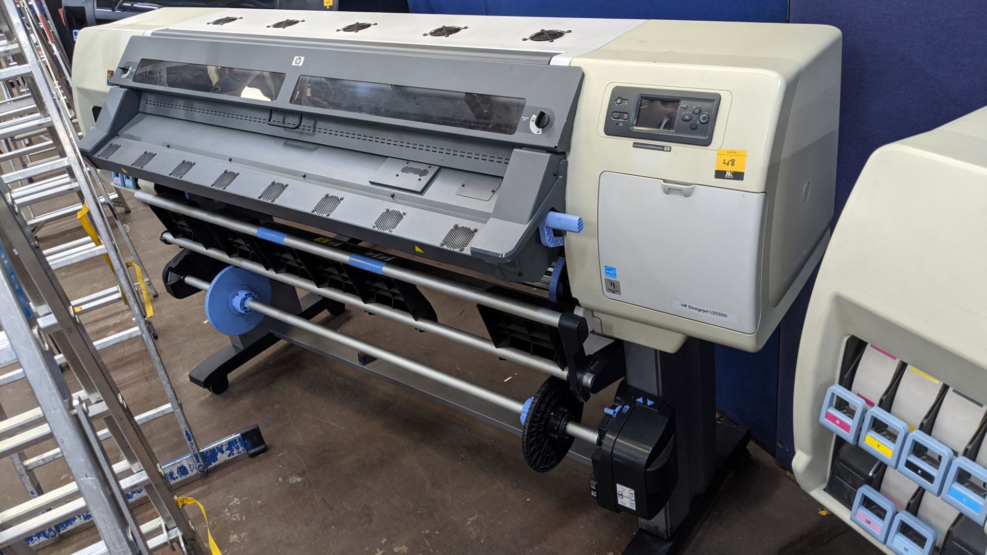 HP DesignJet L25500 wide format printer, serial no. MY1675902J, product no. CH956A/CH956-64001 - Image 2 of 7