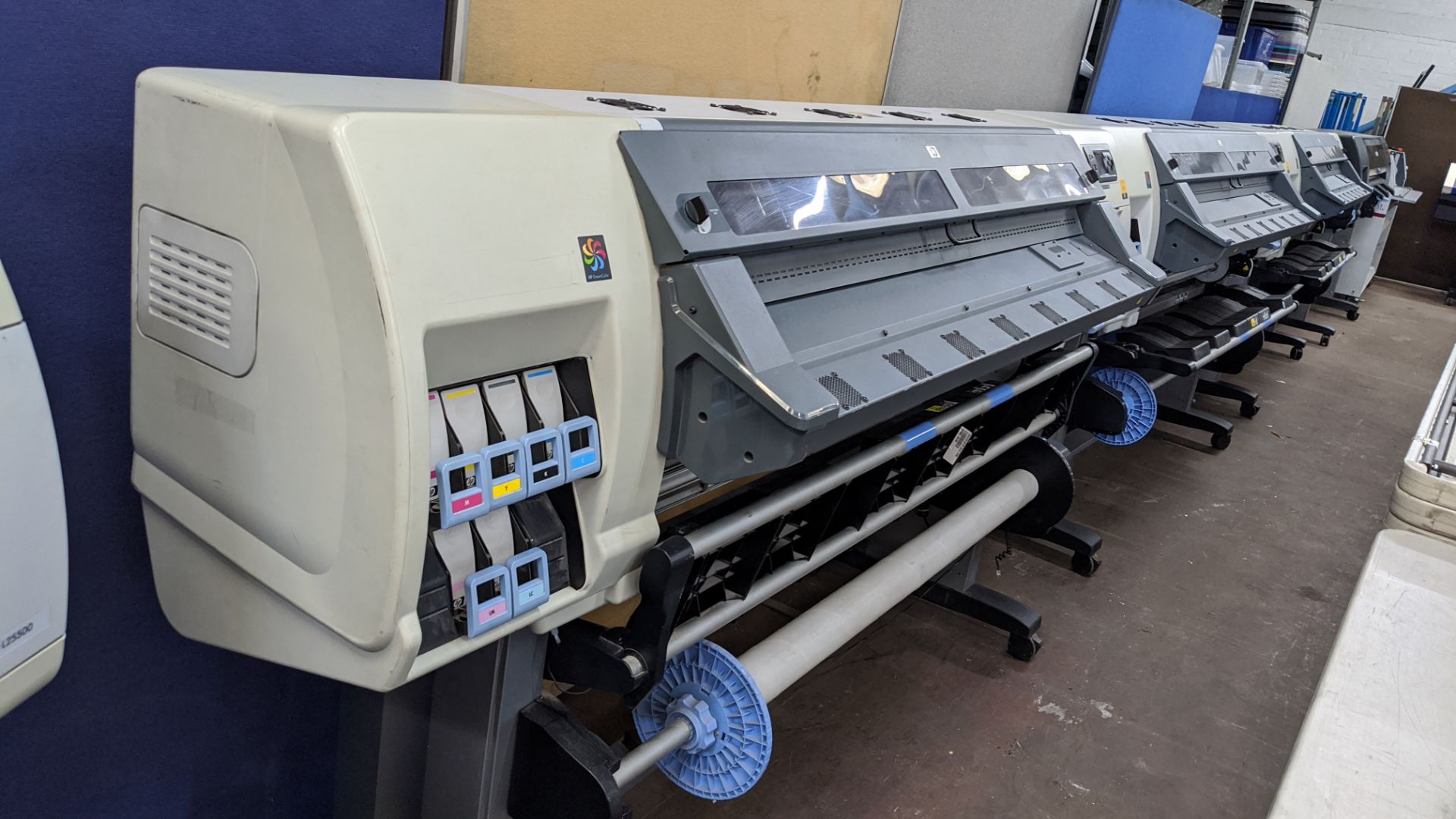 HP DesignJet L25500 wide format printer, serial no. MY08H39008, product no. CH956A/CH956-64001. NB - Image 6 of 7