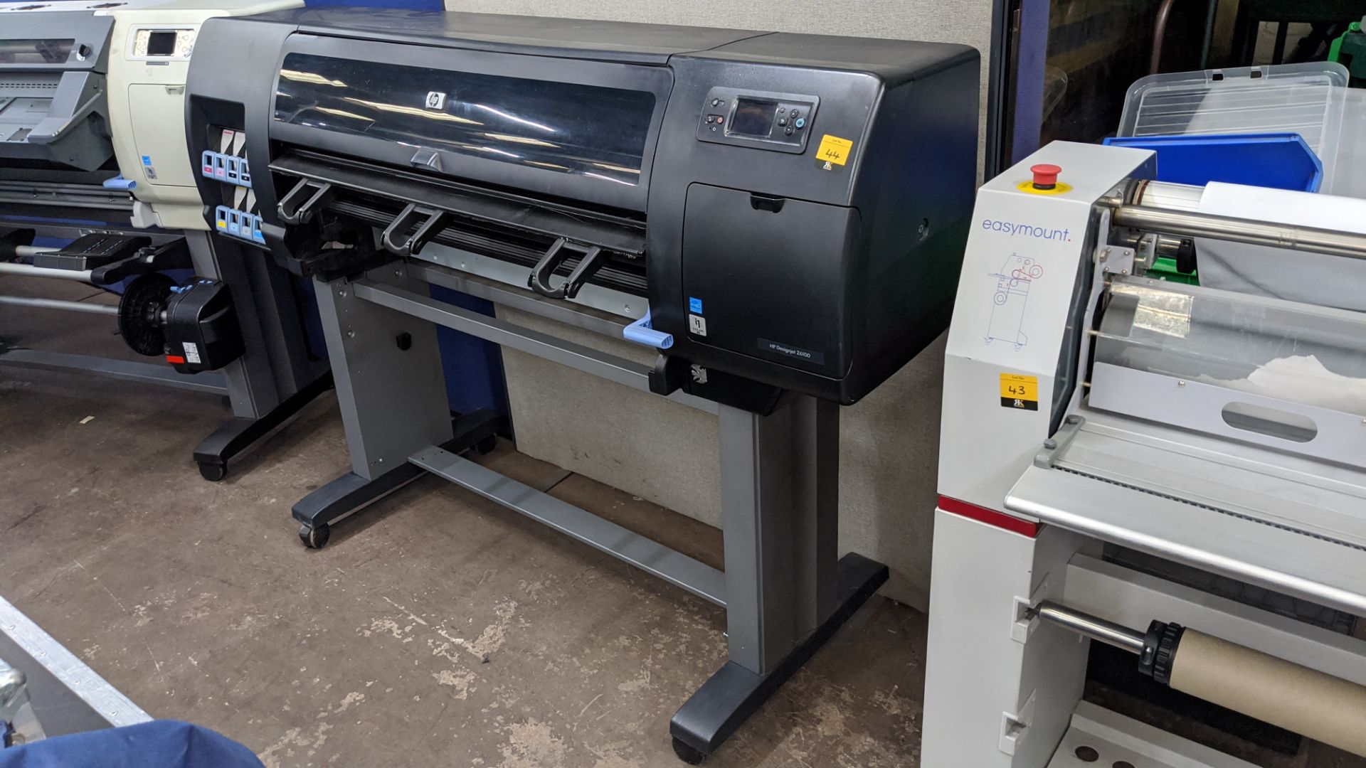 HP DesignJet Z6100 wide format printer model Q6651A, serial no. SG74Q0900H Lots 40 - 50 comprise