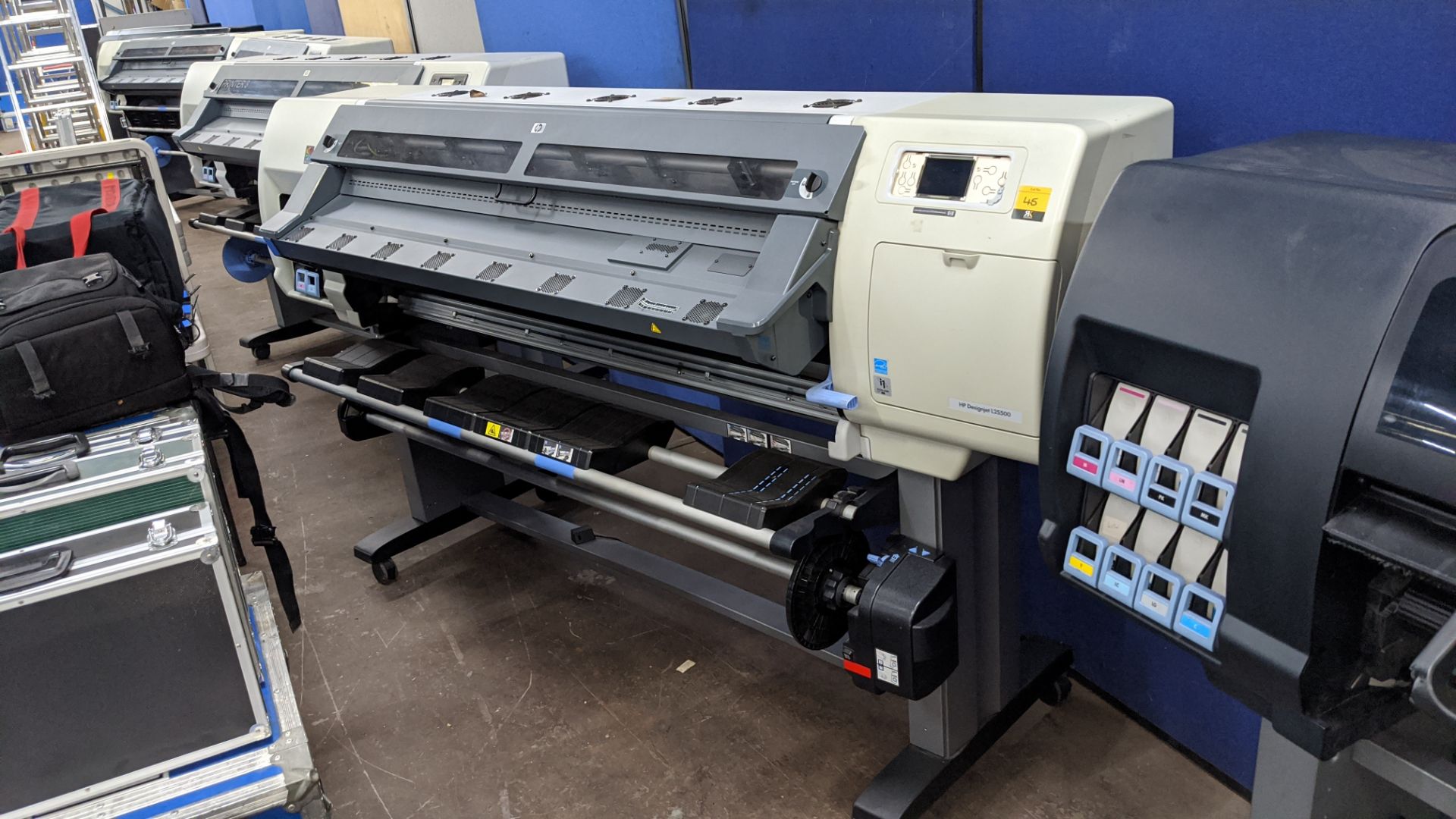 HP DesignJet L25500 wide format printer, serial no. MY12M4902J, product no. CH956A/CH956-64001. NB