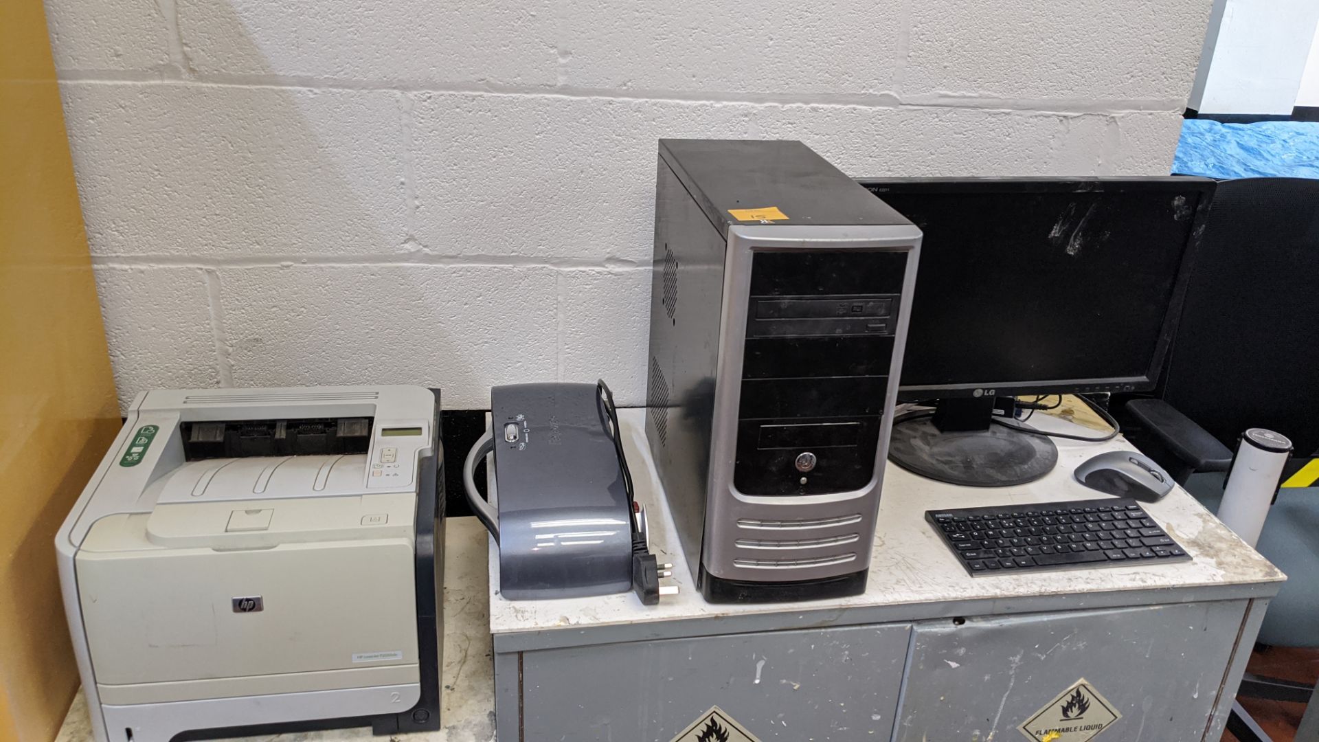 Small quantity of IT equipment as pictured including laminator, printer & computer Lots 1 to 39