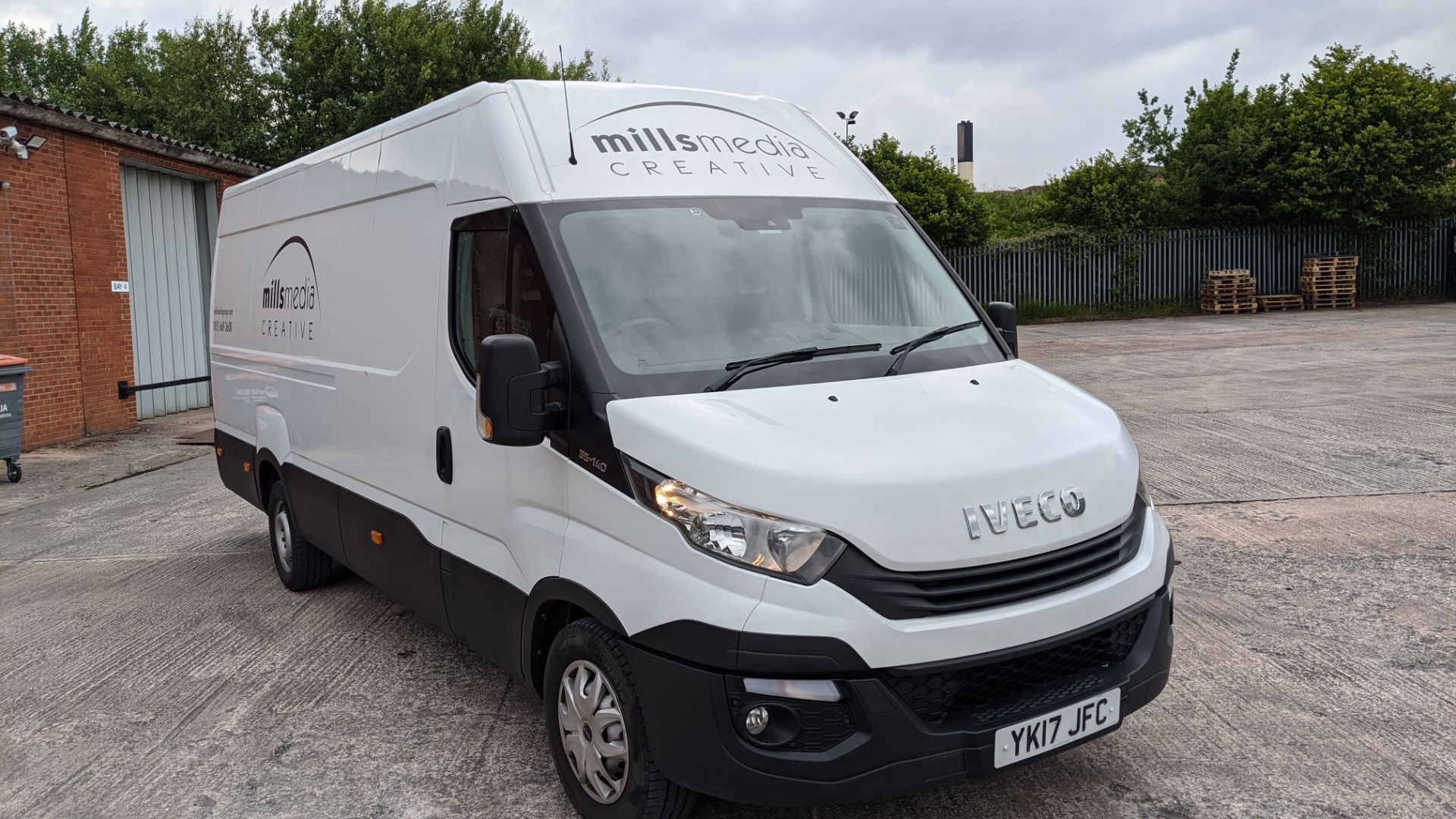 YK17 JFC Iveco Daily 35S14V Jumbo panel van, 6 speed manual gearbox, 2287cc diesel engine. Colour: - Image 26 of 28