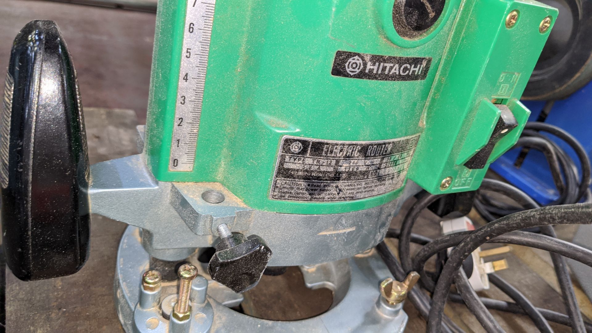 Hitachi handheld electric router Lots 51 - 480 comprise the total assets of Mills Media Ltd in - Image 3 of 4