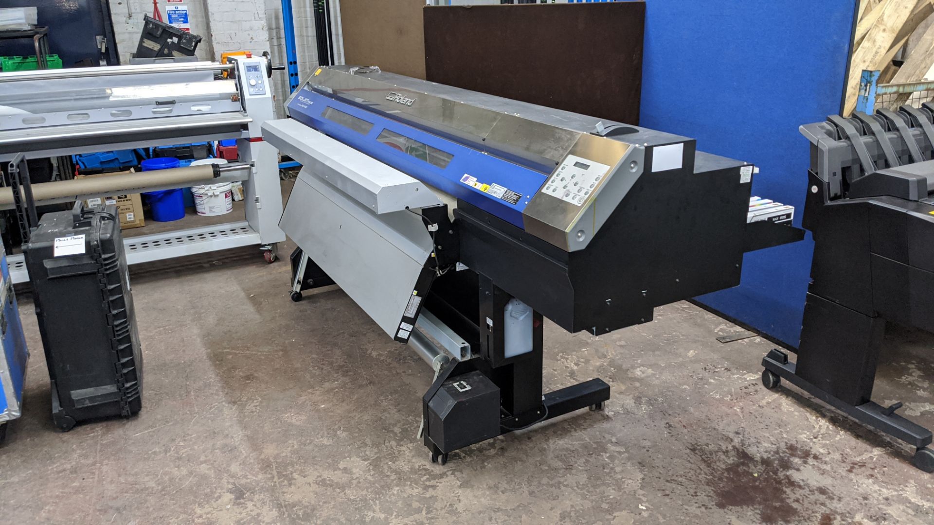 Roland Soljet Pro III wide format print & cut model XC-540, serial no. ZX45587 Lots 40 - 50 comprise