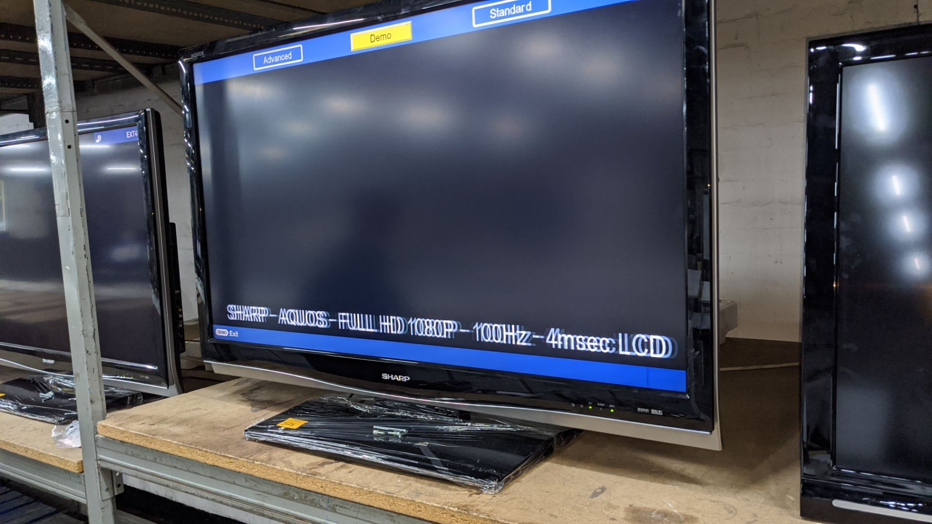 Sharp Aquos widescreen 46" LC-46X20E TV on tabletop stand - no remote control