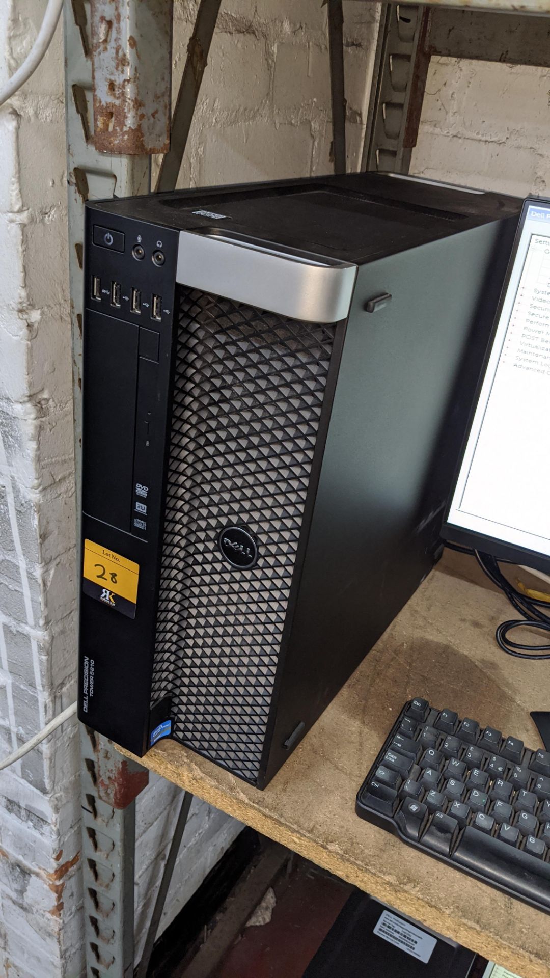 Dell Precision tower 5810 computer with Intel Xeon E5-1620 V3 processor, 16Gb RAM, 256Gb SSD etc. in - Image 3 of 5