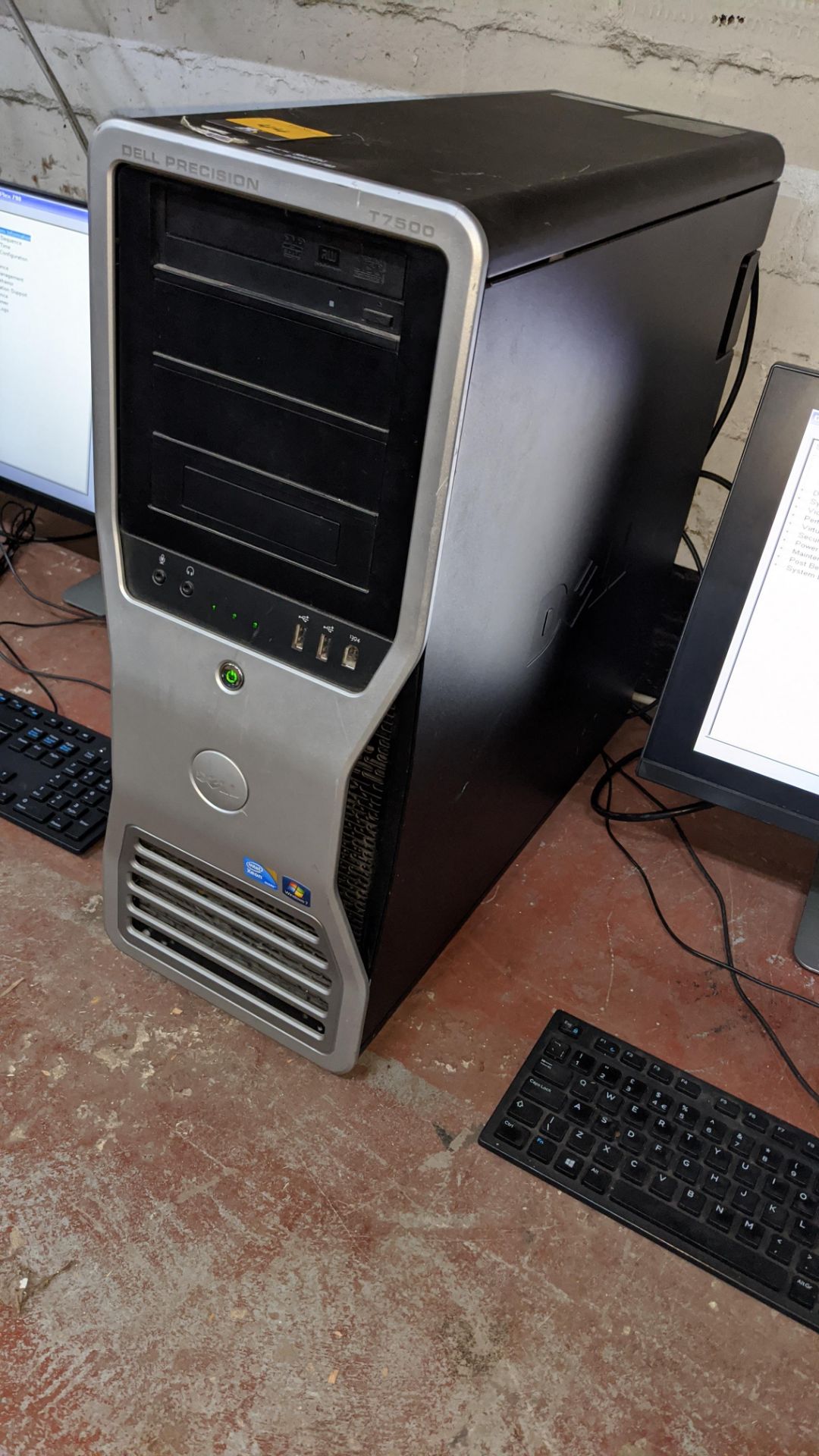 Dell Precision T7500 computer with Intel Xeon X5660 processor, 12Gb RAM, etc. includes Dell widescre - Image 3 of 5