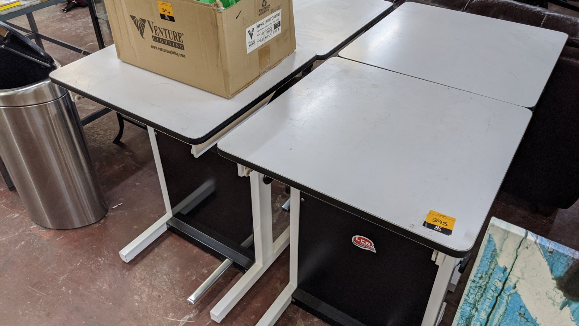 4 off height adjustable benches