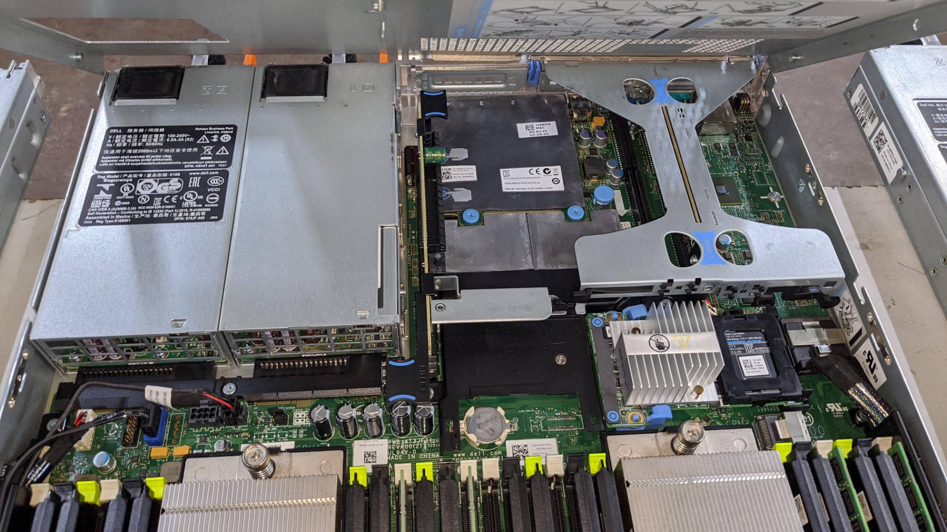 Dell PowerEdge R620 rack mountable server with twin Intel E5-2660V2 Xeon Ten-Core 2.2GHz processors, - Image 11 of 13