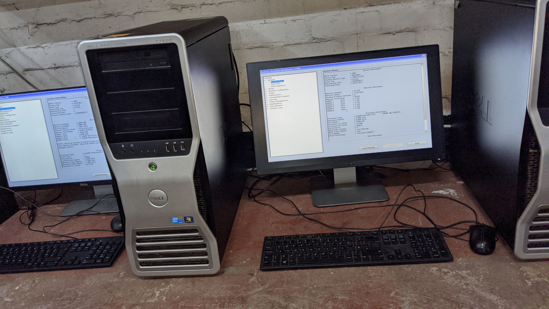 Dell Precision T7500 computer with Intel Xeon X5660 processor, 12Gb RAM, etc. includes Dell widescre