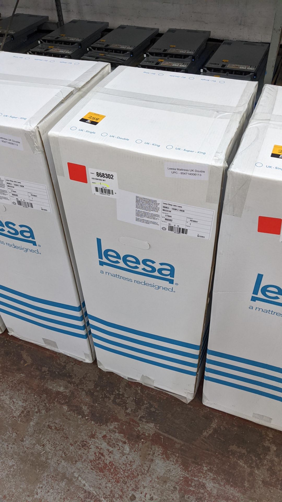 Leesa size UK Double Premium original foam mattress with multi-layer construction, comprising foam & - Image 2 of 4