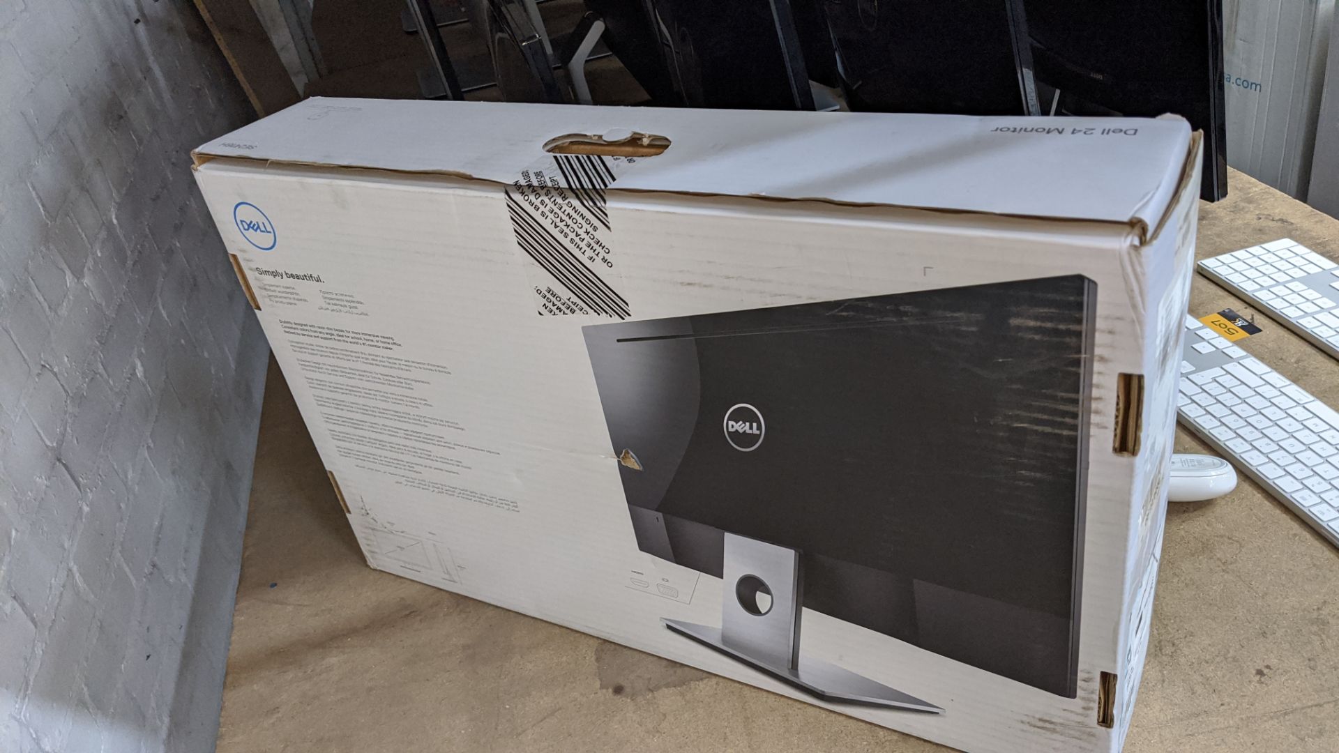 Dell widescreen 24" monitor on height adjustable stand, product code SE2416H. Boxed, appears new & - Image 5 of 5