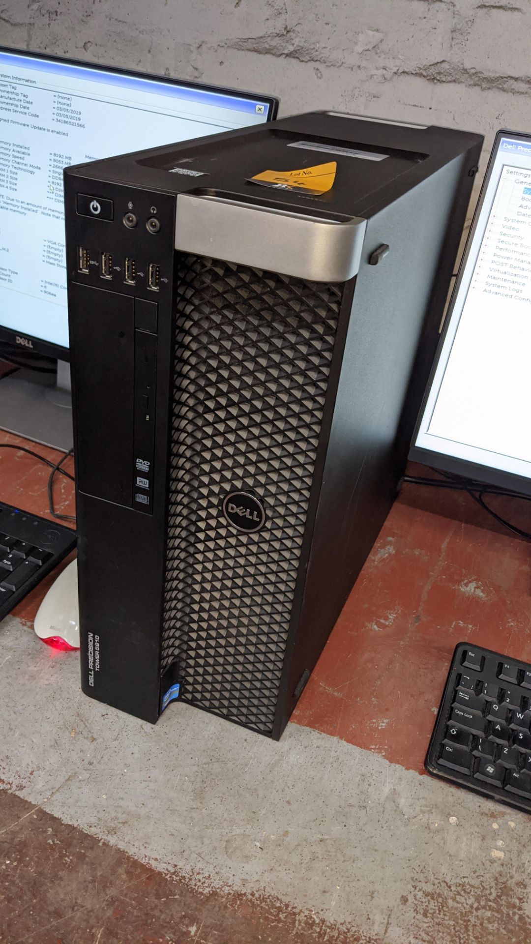 Dell Precision tower 5810 computer with Intel Xeon E5-1650 V3 processor, 16Gb RAM, 256Gb SSD etc. in - Image 3 of 5