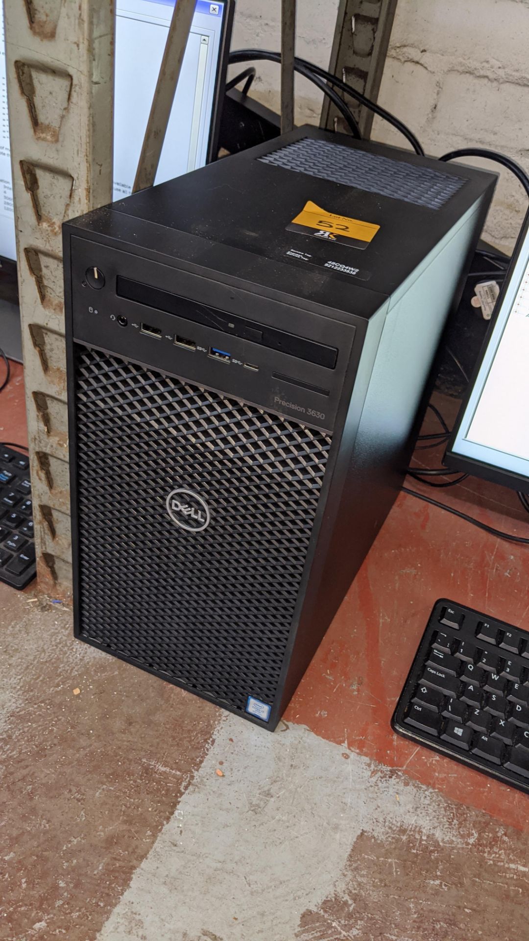 Dell Precision 3630 computer with Intel Core i7-8700 processor, 8Gb RAM, 256Gb SSD etc. includes Del - Image 3 of 5