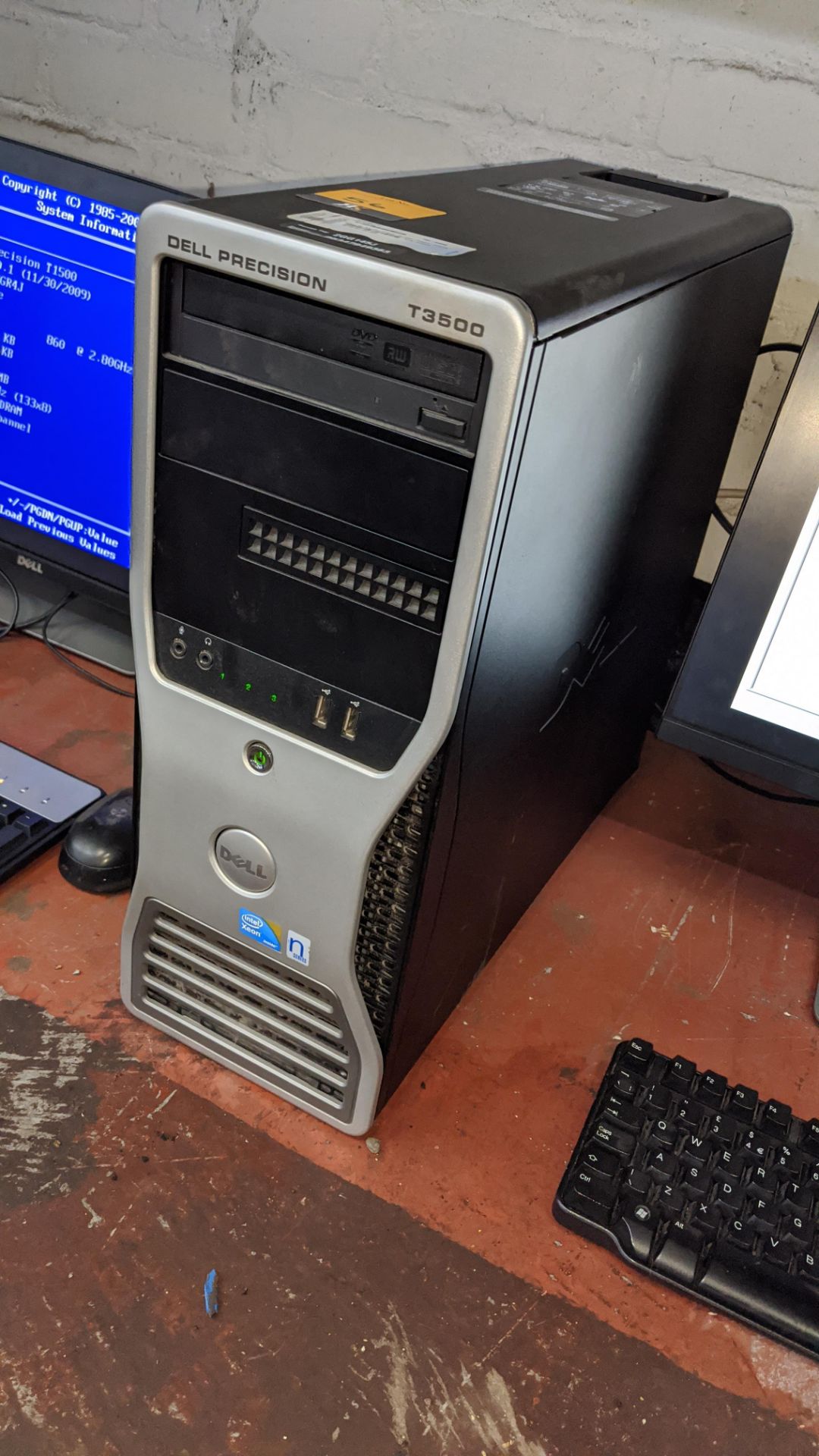 Dell Precision T3500 computer with Intel Xeon W3565 processor, 8Gb RAM, etc. includes Dell widescree - Image 3 of 5