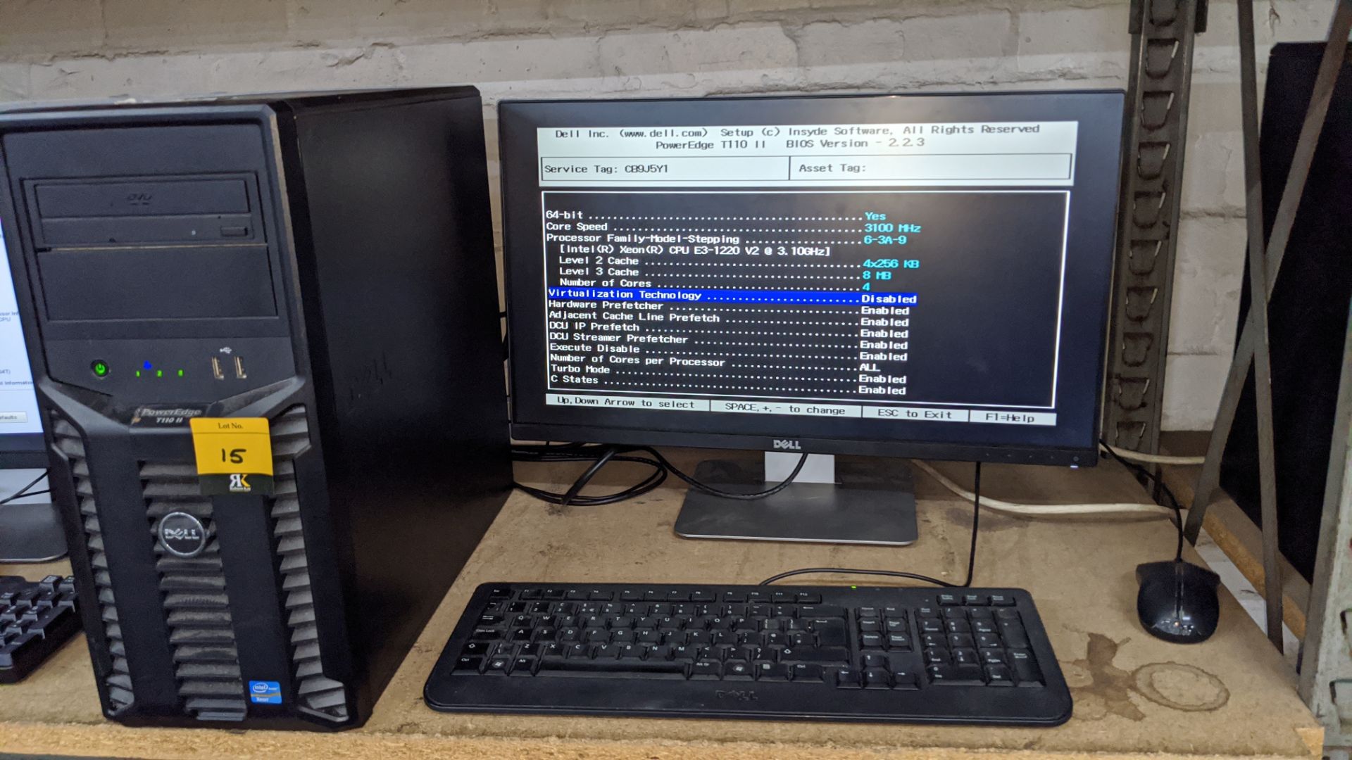Dell PowerEdge T110 ii server with Intel Xeon E3-1220 V2 processor, 16Gb RAM, 240Gb SSD etc. include - Image 2 of 5