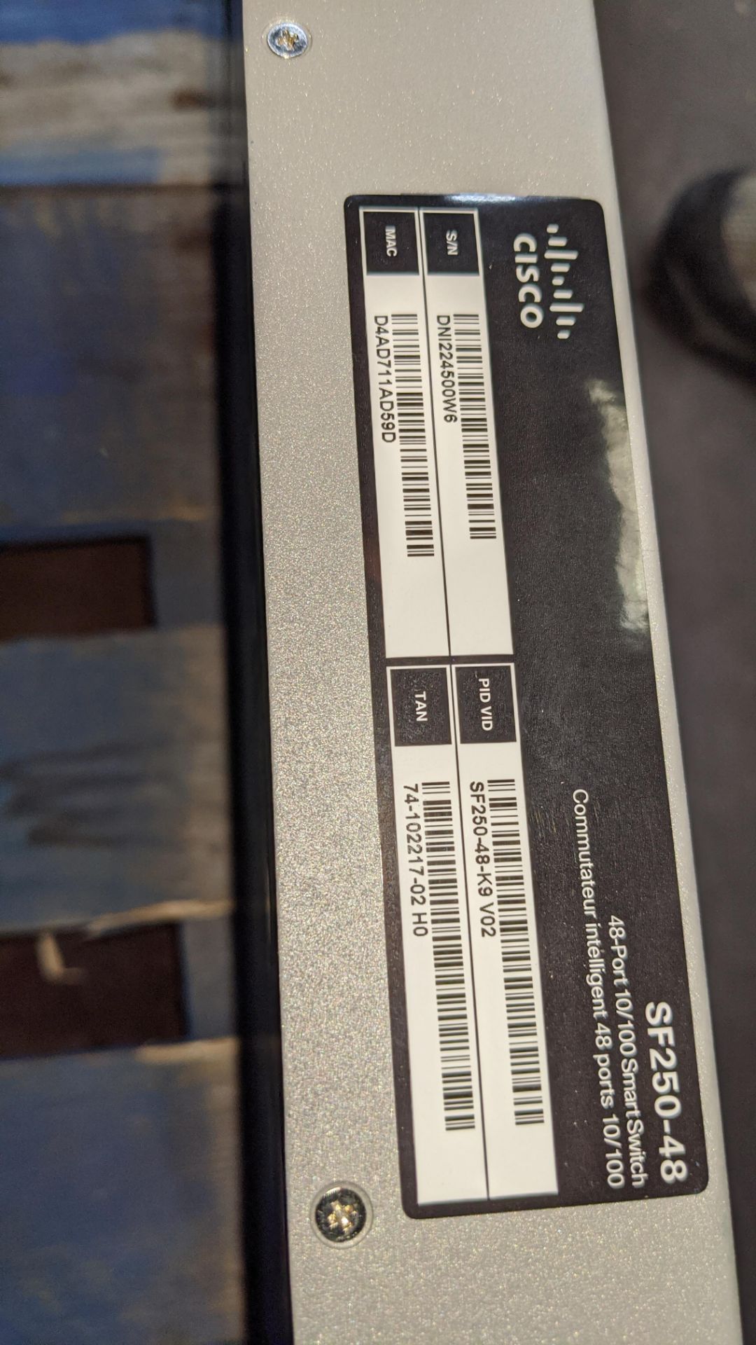 Cisco SF250-48 48-port Smart Switch - Image 6 of 7