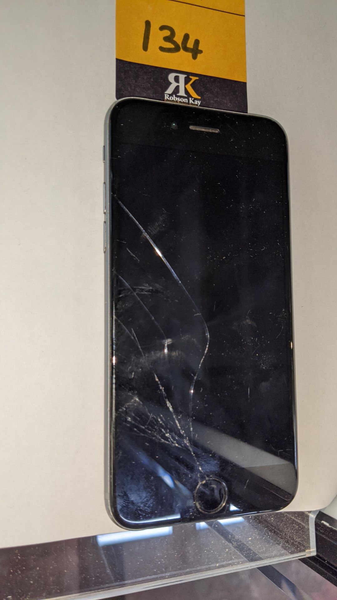 Apple iPhone 6 model A1586 NB1. No ancillaries. NB2. Damaged screen, Does not Power on - Image 6 of 6