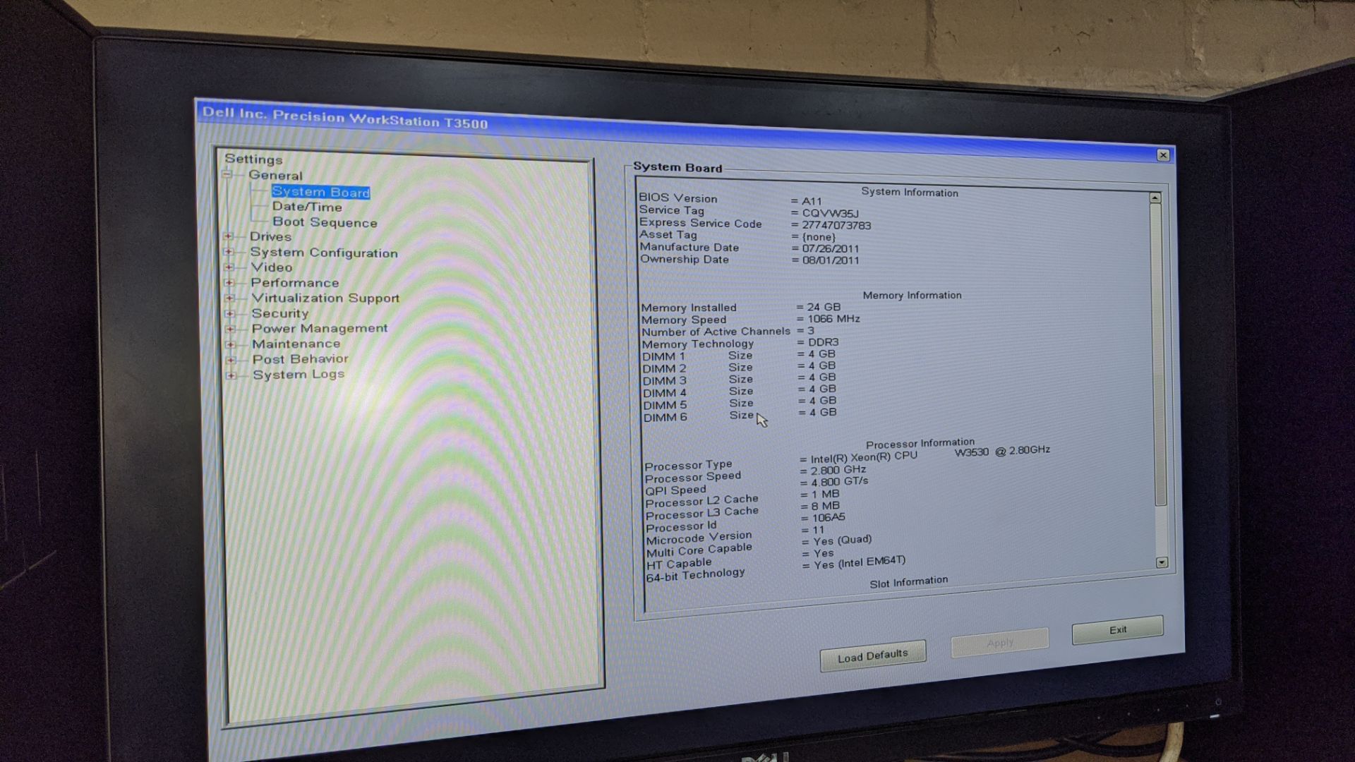 Dell Precision T3500 tower computer with Intel Xeon W3530 processor, 24Gb RAM, 320Gb HDD etc. includ - Image 5 of 5