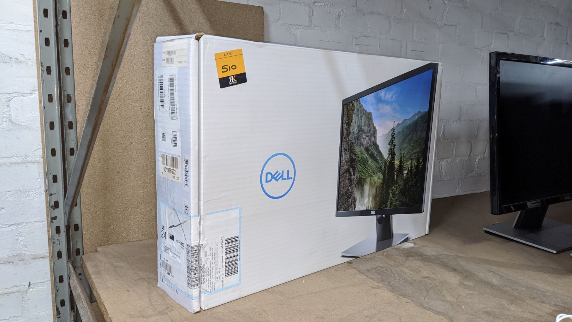 Dell widescreen 24" monitor on height adjustable stand, product code SE2416H. Boxed, appears new &