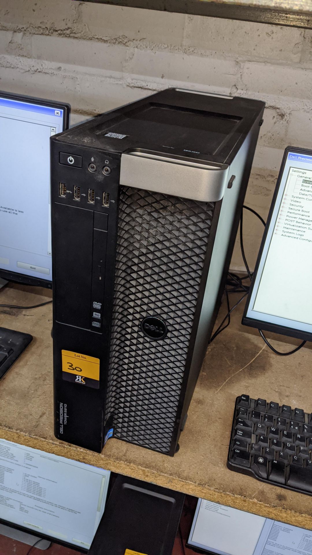 Dell Precision tower 5810 computer with Intel Xeon E5-1620 V3 processor, 16Gb RAM, 256Gb SSD etc. in - Image 3 of 5