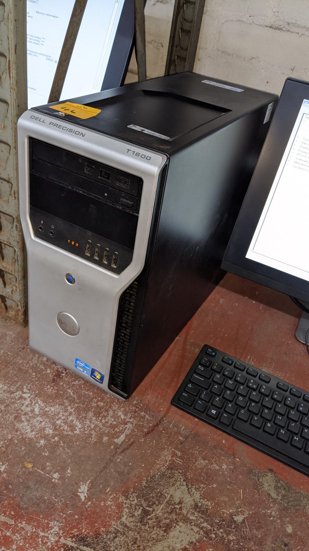 Dell Precision T1600 computer with Intel Core i3-2100 processor, 2Gb RAM, 250Gb HDD etc. includes De - Image 3 of 5