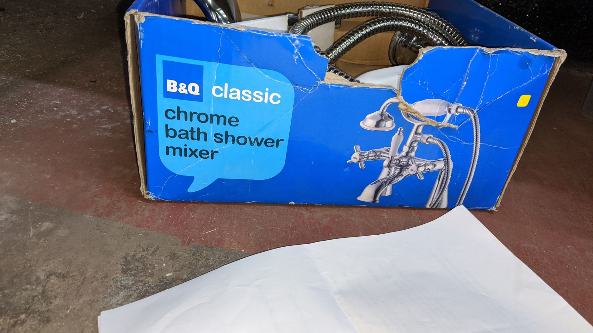 B & Q classic chrome bath shower mixer - Image 9 of 9