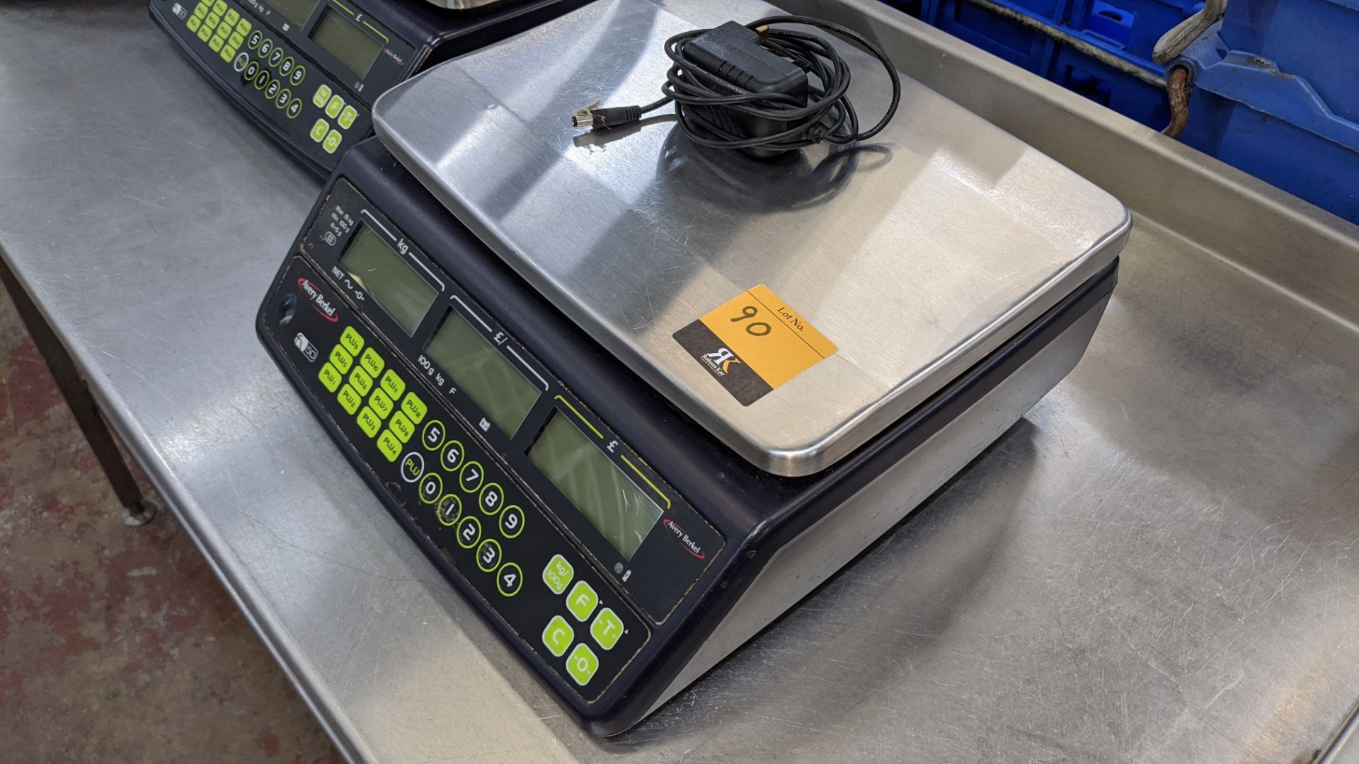 Avery Berkel grocer's scales model FX50 with customer facing display, including power pack - Image 4 of 5