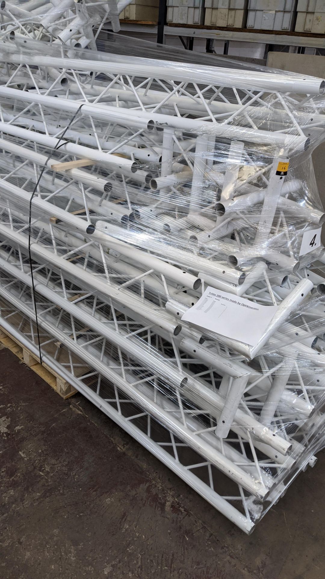 Optikinetics Trilite 200 Series Truss in white, comprising the following: 11 off 2TR4000, 2 off 2T - Image 10 of 12