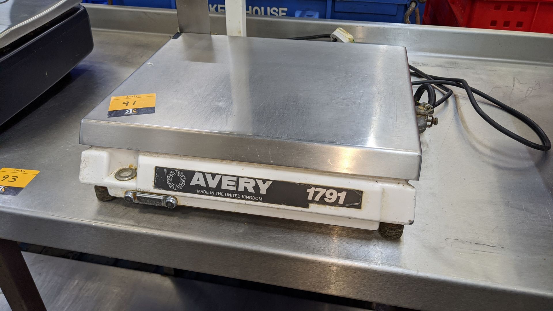 Avery model 1791 scales with column mounted digital display - Image 3 of 6