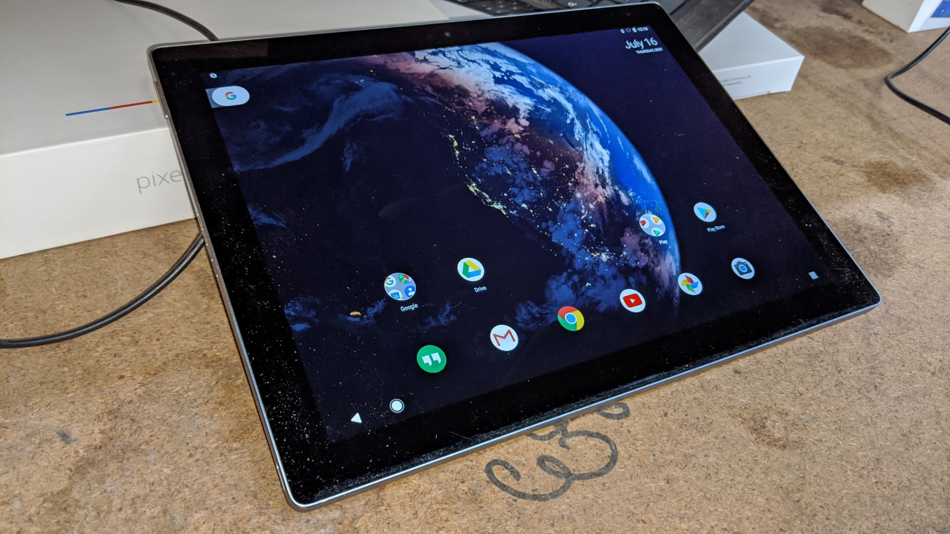 Google Pixel C 64GB tablet, 10.2", model C1502W, with optional Folio keyboard/case model UG1B. Incl - Image 15 of 25