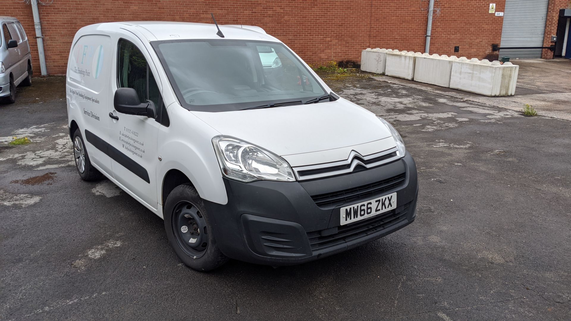 MW66 ZKX Citroen Berlingo 625 Enterprise Blue HDI panel van, 5 speed manual gearbox, 1560cc diesel e