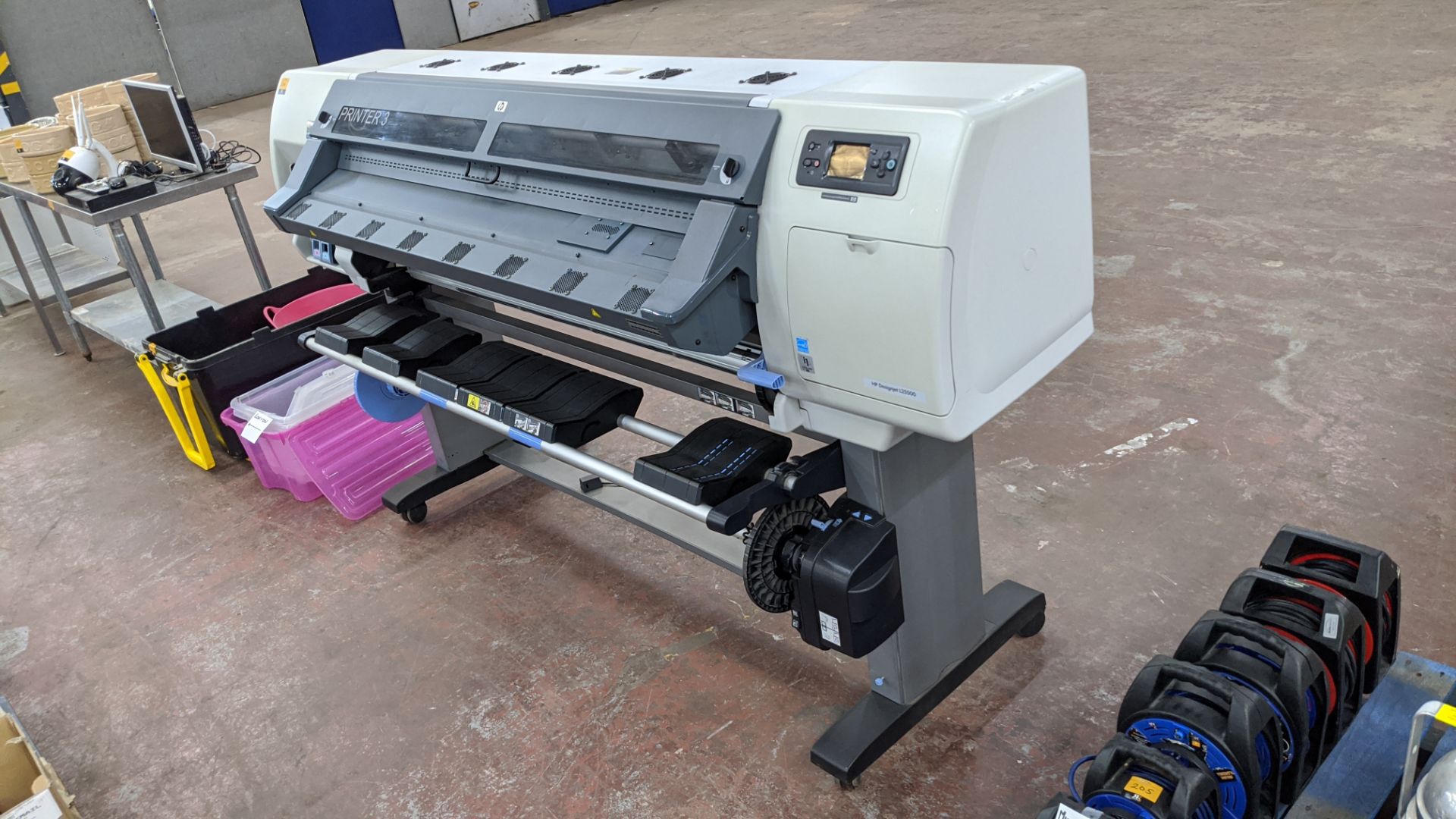 HP DesignJet L25500 wide format printer, serial no. MY0482900B, product no. CH956A/CH956-64001 - Image 4 of 9