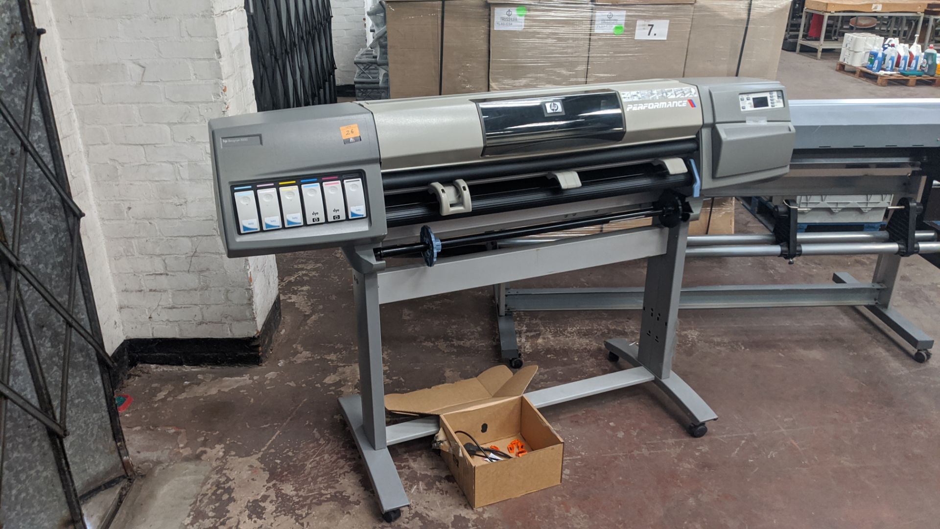 HP DesignJet 5000 wide format printer, factory model C6090Z, model no. C6090A - Image 2 of 5