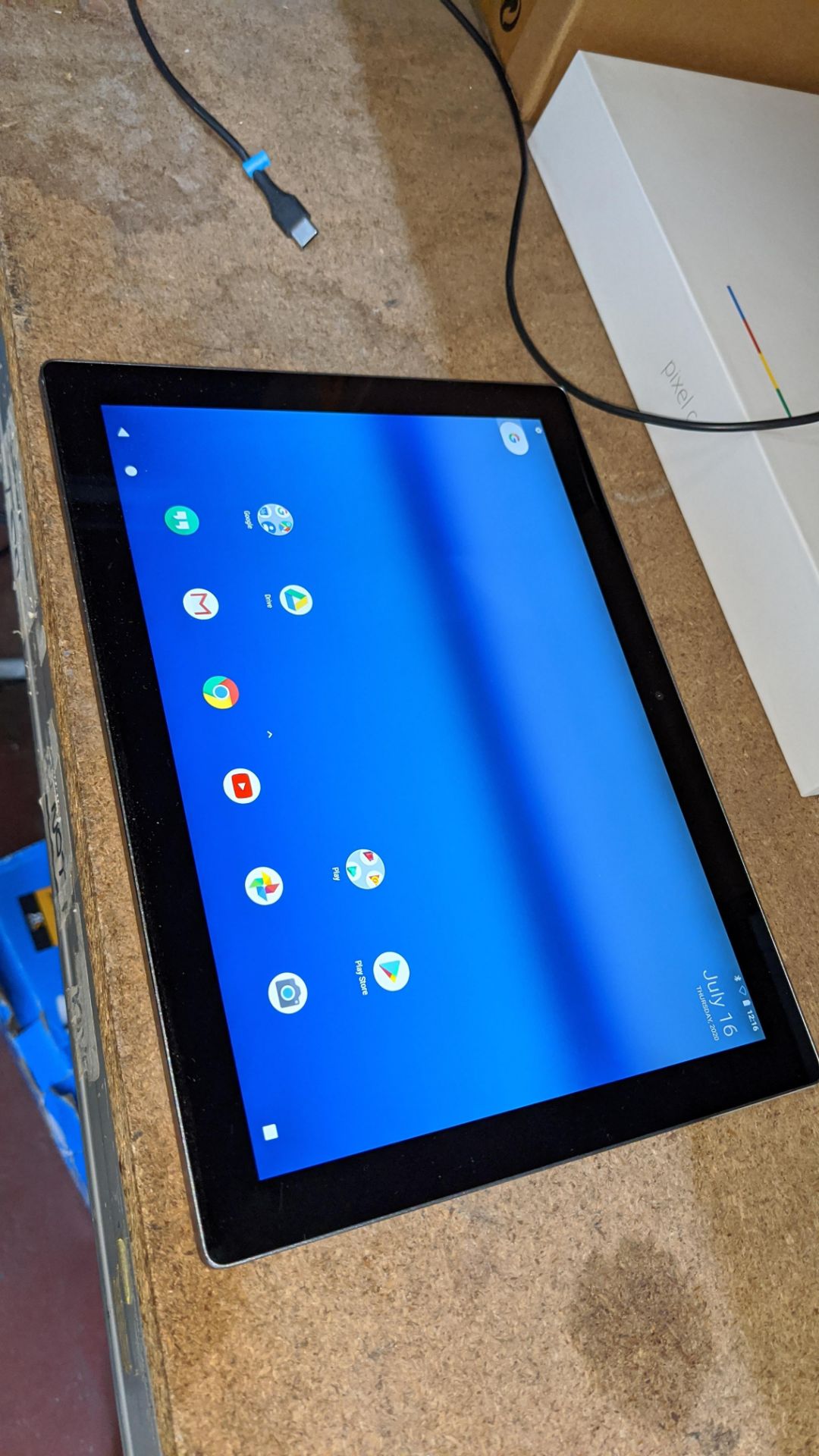 Google Pixel C 64GB tablet, 10.2", model C1502W, with optional Folio keyboard/case model UG1B. Incl - Image 7 of 25