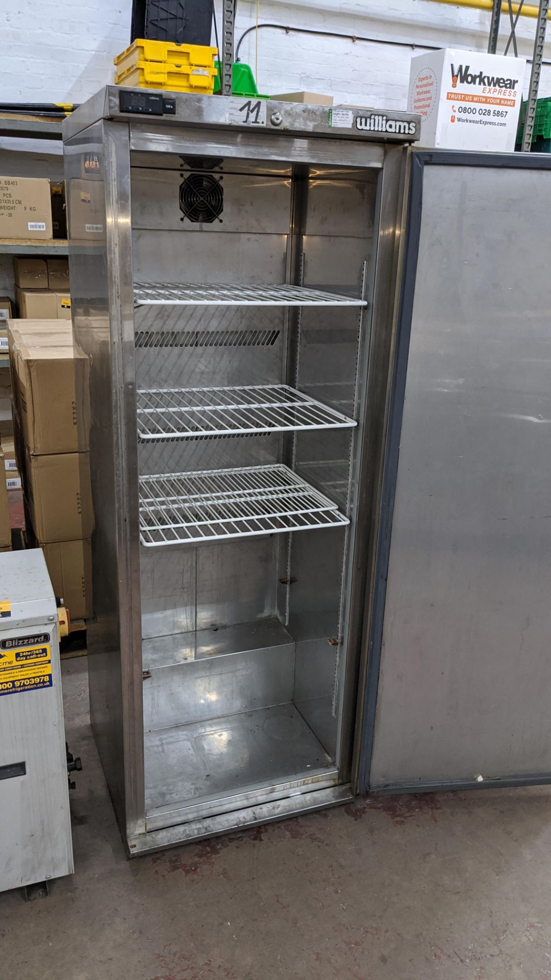 Williams HA400SS stainless steel single door fridge - Image 4 of 5