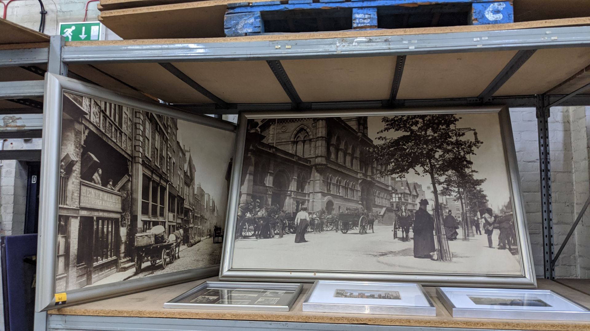 2 off large framed vintage photographic scenes, assumed to be of Chester. One piece measures approx - Image 6 of 6