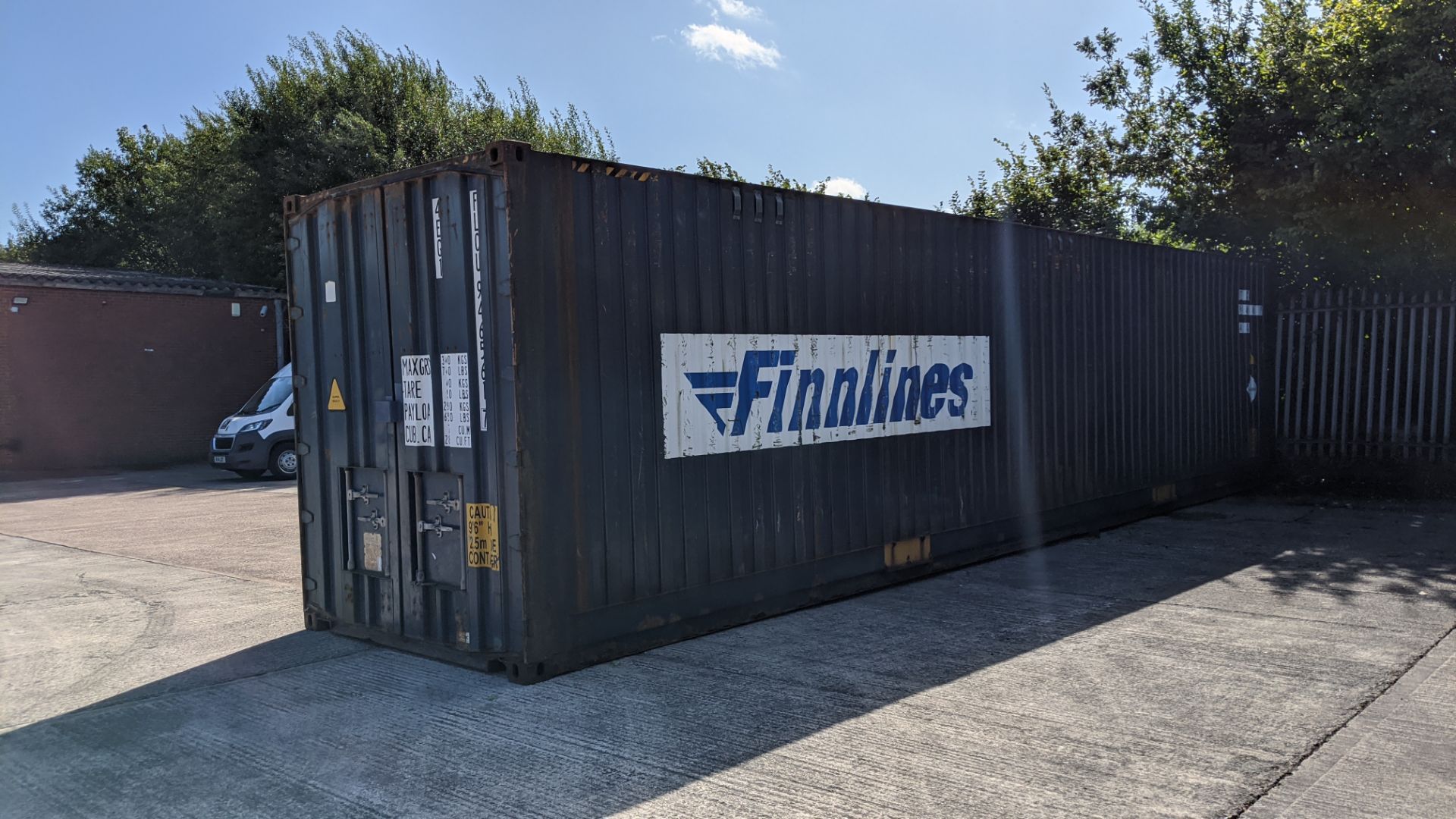 40ft steel shipping container (9'6" high) and contents of furniture, to be sold as one lot. - Image 3 of 33