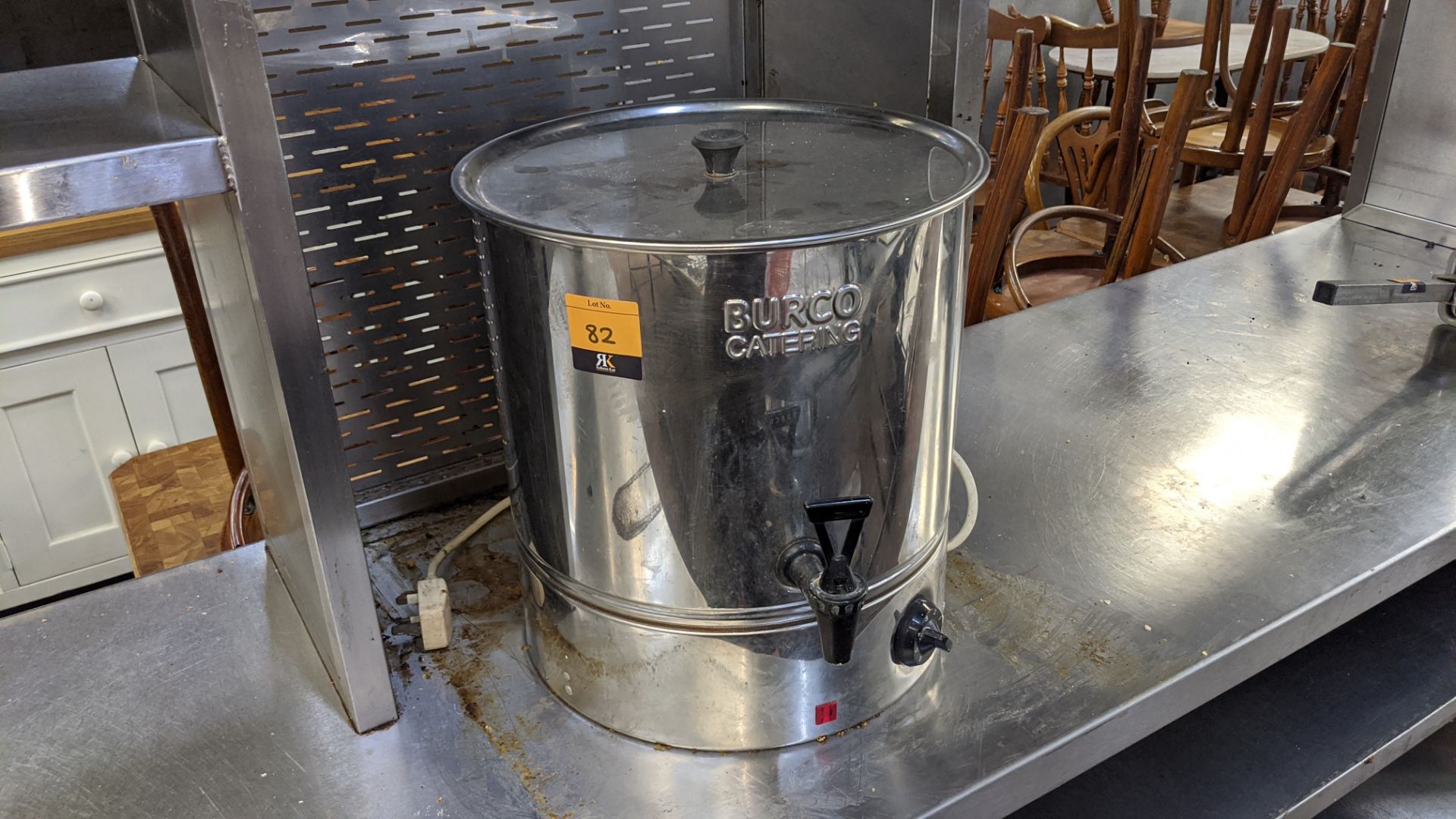 Burco stainless steel urn model C20E