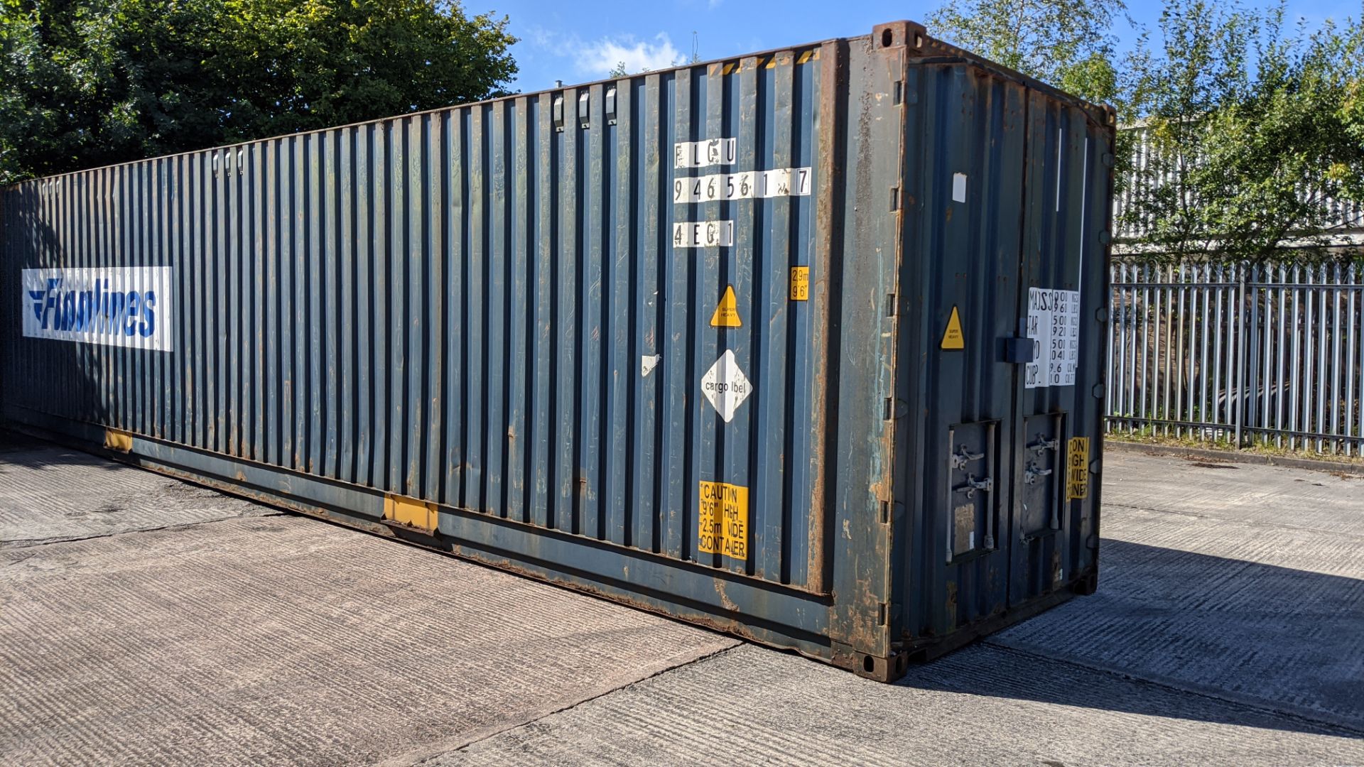 40ft steel shipping container (9'6" high) and contents of furniture, to be sold as one lot. - Image 4 of 33